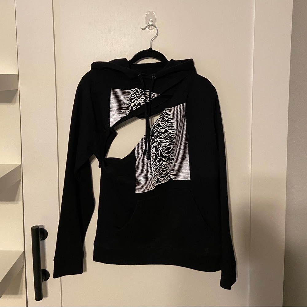 Raf Simons Joy Division split hoodie